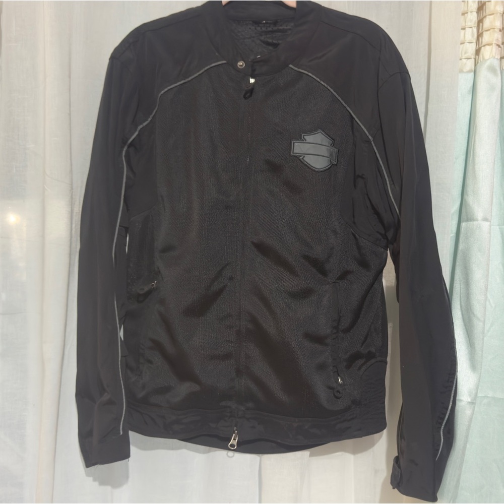 Harley-Davidson Men's Black textile jacket